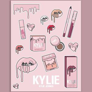 3/$10 Kylie Cosmetics Sticker Sheet